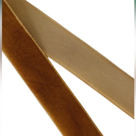 50 Yards of Velvet Ribbon Roll in Rich Brown - Picture 3 of 8